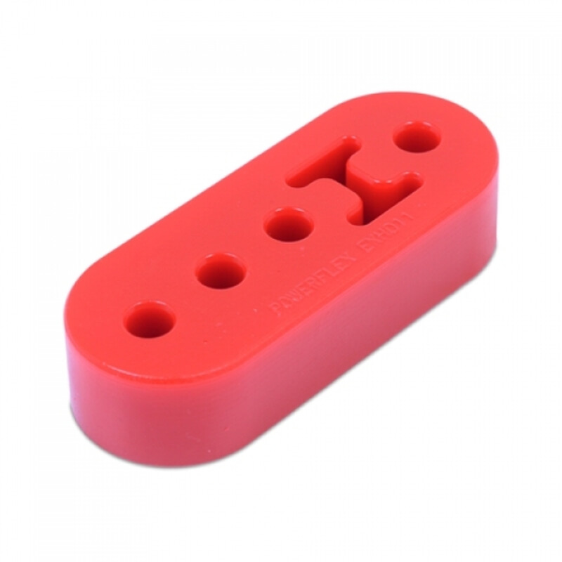 Silentbloc Powerflex Ajustable pour Ligne d'Echappement (40-60-80 x 44 mm)
