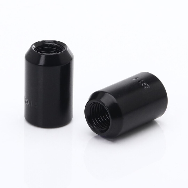 Ecrous M12x1.25 | Renforcés, Noirs, Empreinte Interne (Pack de 20)