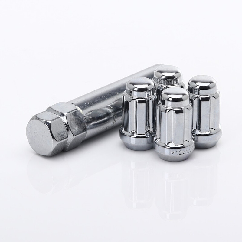 Ecrous Antivol JR ATN1 Chrome M12x1.5 (lot de 4)