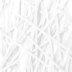 Pack de 100 Colliers Rilsan Blancs