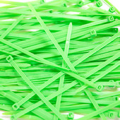 Pack de 100 Colliers Rilsan Vert Fluo