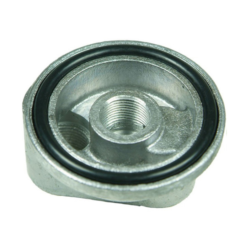 Adaptateur Droit de Déplacement Filtre à Huile 3/4"-16 UNF (Sorties 1/2 BSP) - Mocal