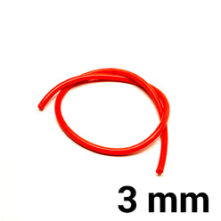 Durite de Dépression Silicone 3 mm - Rouge