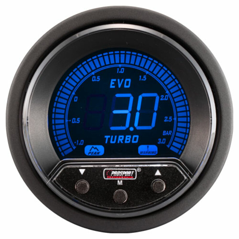 Manomètre digital de pression de turbo Prosport Evo. En stock !