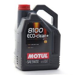 5L Huile Motul 5W30 8100 Eco-Clean+ (Mazda, Ford, Jaguar, Land Rover FAP)