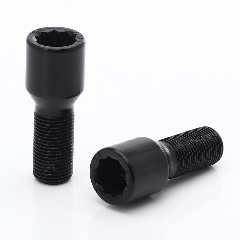 Vis de Roue Noires à Empreinte Interne M14x1.5 (Pack de 20) 