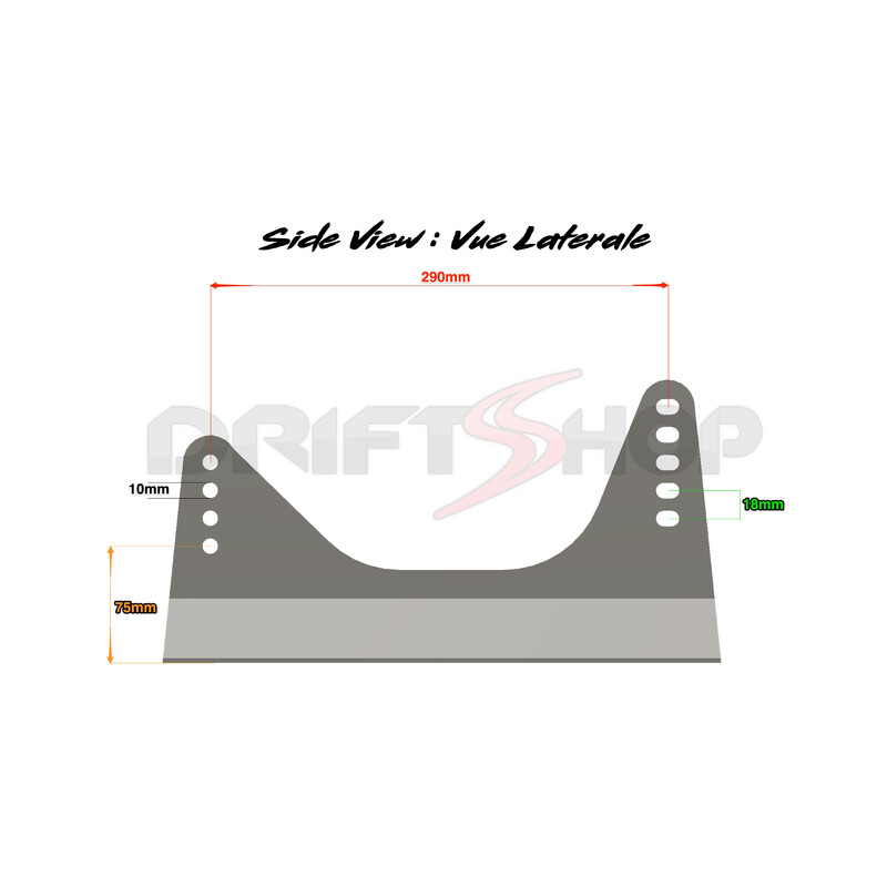 Kit Fixations Latérales Universelles pour Siège Baquet