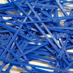 Pack de 100 Colliers Rilsan Bleu Roi