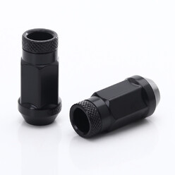 Ecrous JN1 Noirs en Acier Forgé M12x1.5 (Pack de 20)