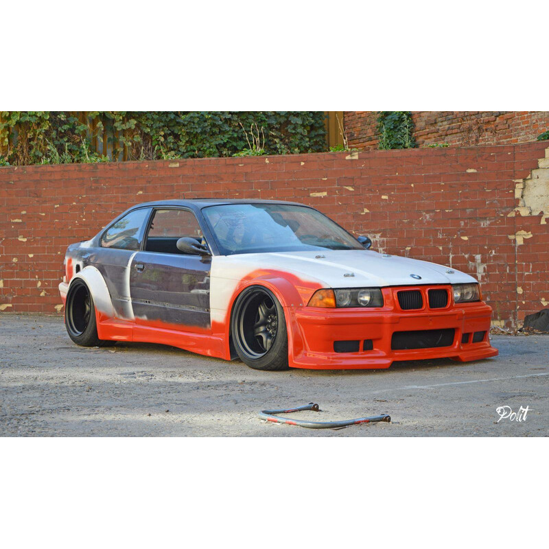 Extensions d'Ailes Arrière GTR pour BMW E36 Coupé
