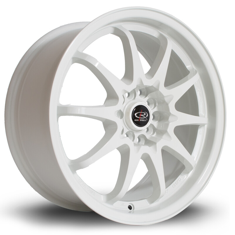 Jante Rota Fighter 17x8" 5x100/114.3 ET44, Blanc