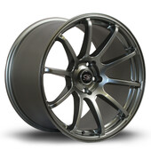 Jante Rota Force 18x10.5" 5x114.3 ET40, Gris Argenté / Poli