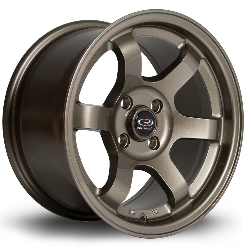 Jante Rota Grid 15x9" 4x100 ET20, Bronze
