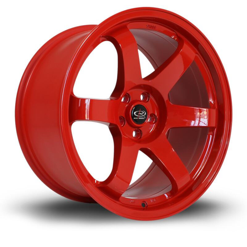 Jante Rota Grid 18x9.5" 5x100 ET23, Rouge