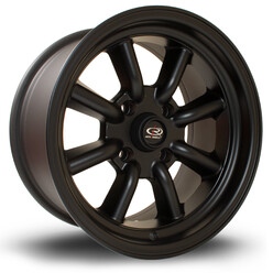 Jante Rota RKR 15x8" 4x108 ET0, Noir Mat / Satiné
