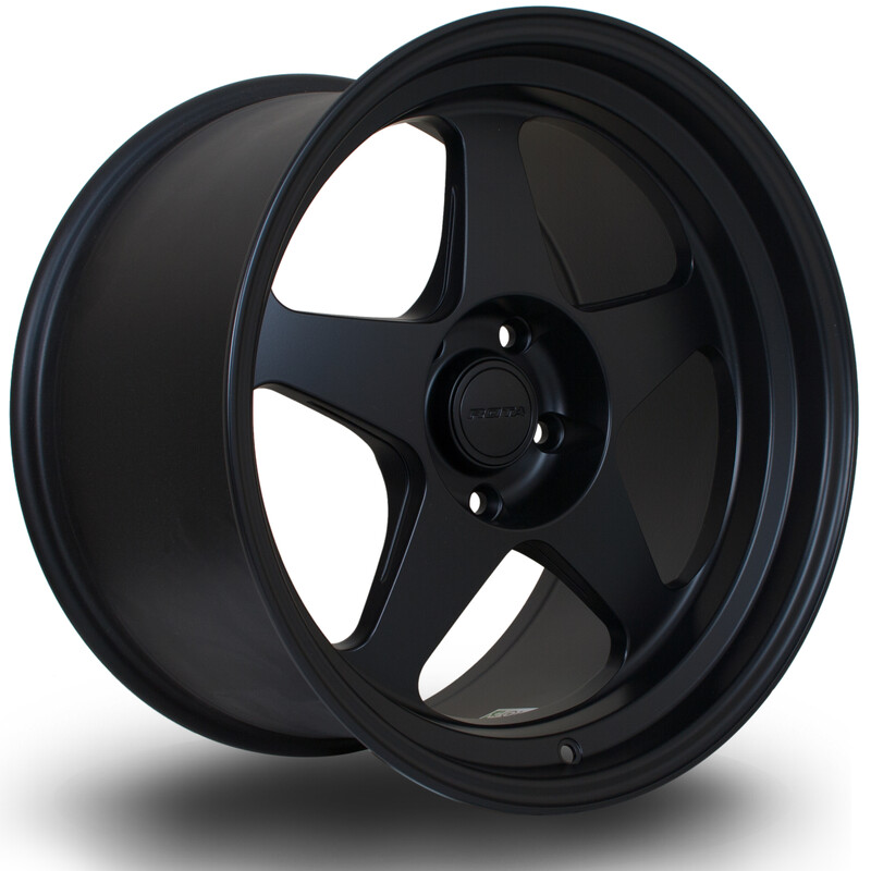 Jante Rota Slipstream 18x10.5" 5x120 ET22, Noir Mat / Satiné