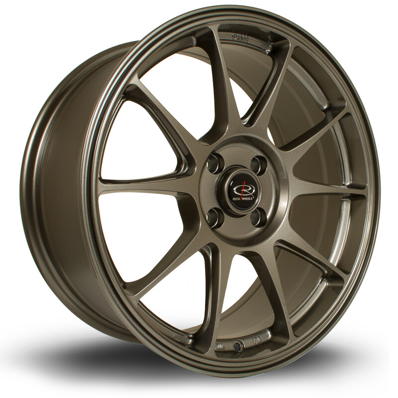 Jante Rota Titan 17x7.5" 4x100 ET35, Bronze