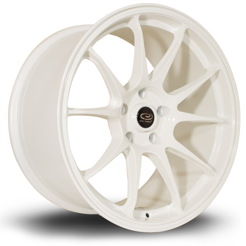 Jante Rota Titan 18x9.5" 5x100 ET35, Blanc