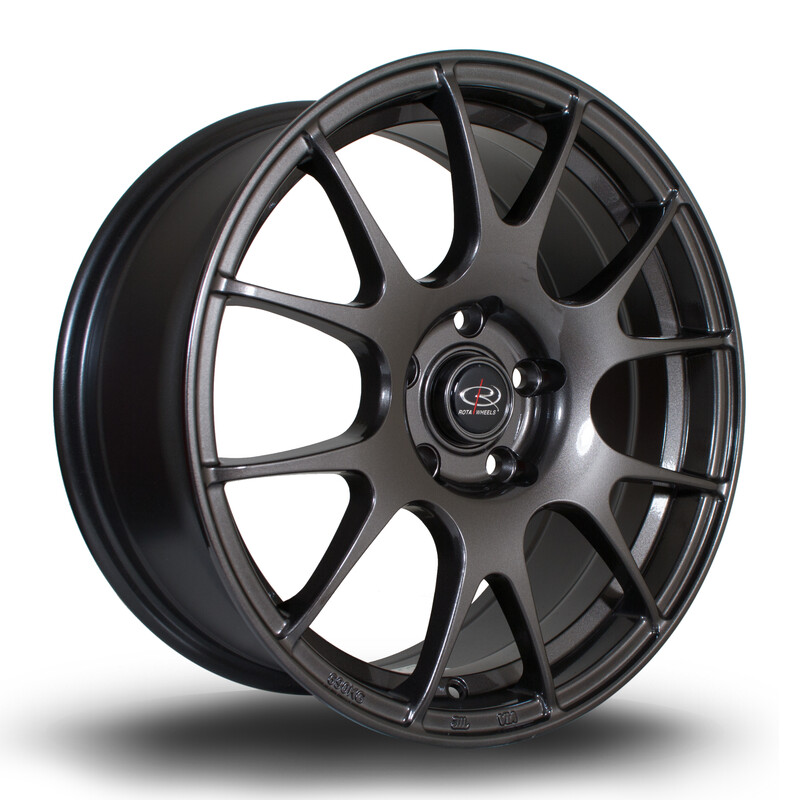 Jante Rota Blitz 17x7.5" 4x100 ET35, Gunmetal