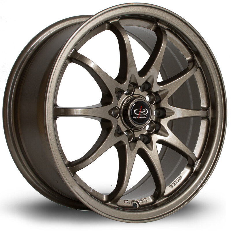 Jante Rota Fighter 16x7" 5x100/114.3 ET40, Bronze