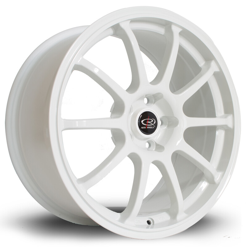 Jante Rota Force 17x8" 5x100 ET35, Blanc