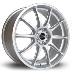 Jante Rota GRA 17x7.5" 5x100 ET48, Gris Argenté / Poli