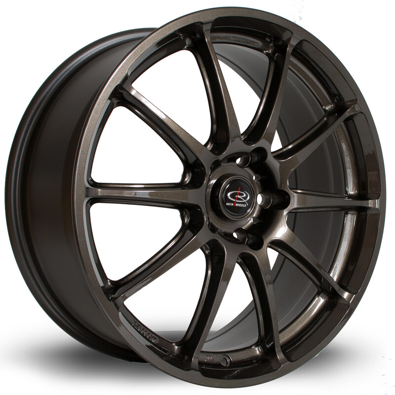 Jante Rota GRA 18x7.5" 5x100 ET48, Gunmetal