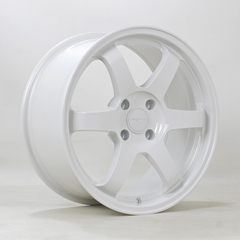 Jante Rota Grid 17x8" 5x110 ET35, Blanc
