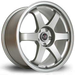 Jante Rota Grid 18x8.5" 5x108 ET42, Gris Argenté / Poli