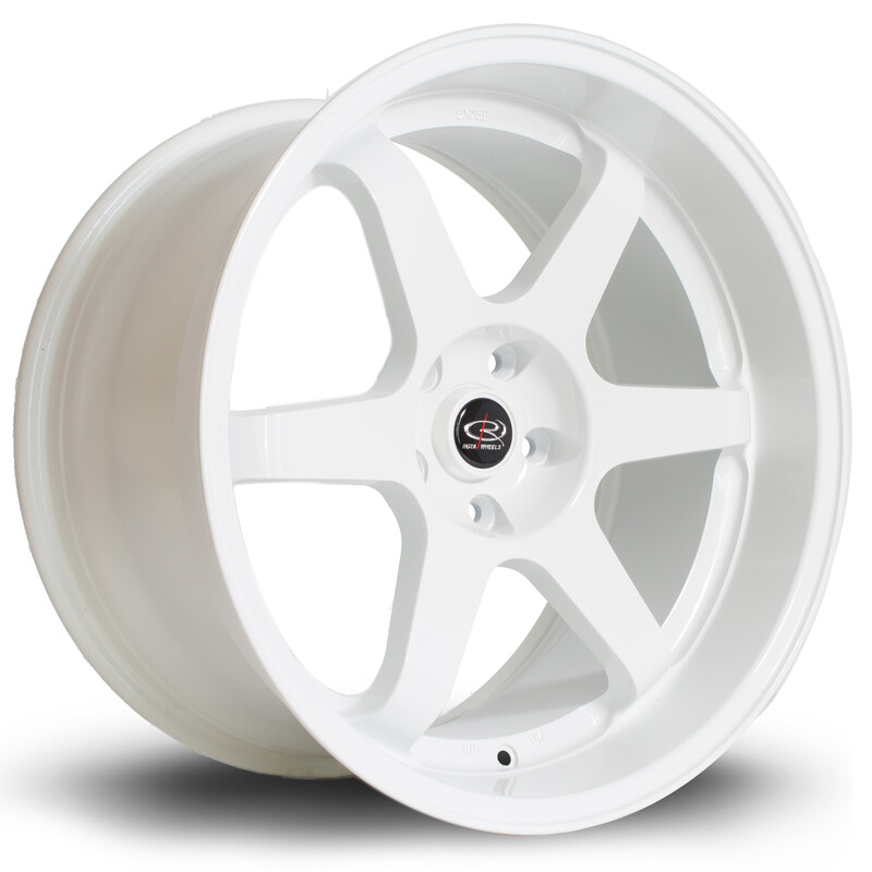 Jante Rota Grid 19x10.5" 5x114.3 ET20, Blanc