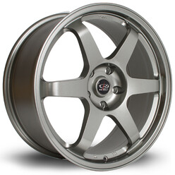 Jante Rota Grid 19x8.5" 5x112 ET45, Gris Argenté / Poli