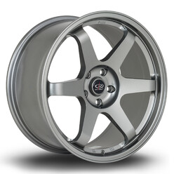 Jante Rota Grid 19x9.5" 5x114.3 ET20, Gris Argenté / Poli
