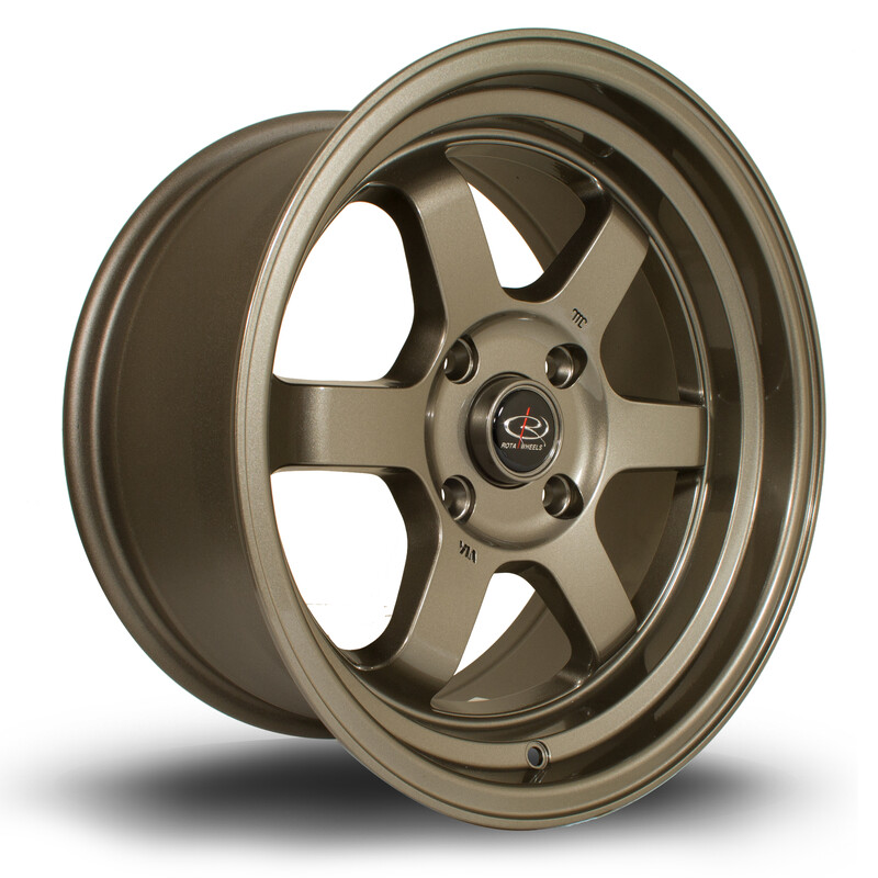 Jante Rota Grid V 16x8" 4x114.3 ET20, Bronze