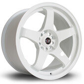 Jante Rota GTR 17x9.5" 5x114.3 ET30, Blanc