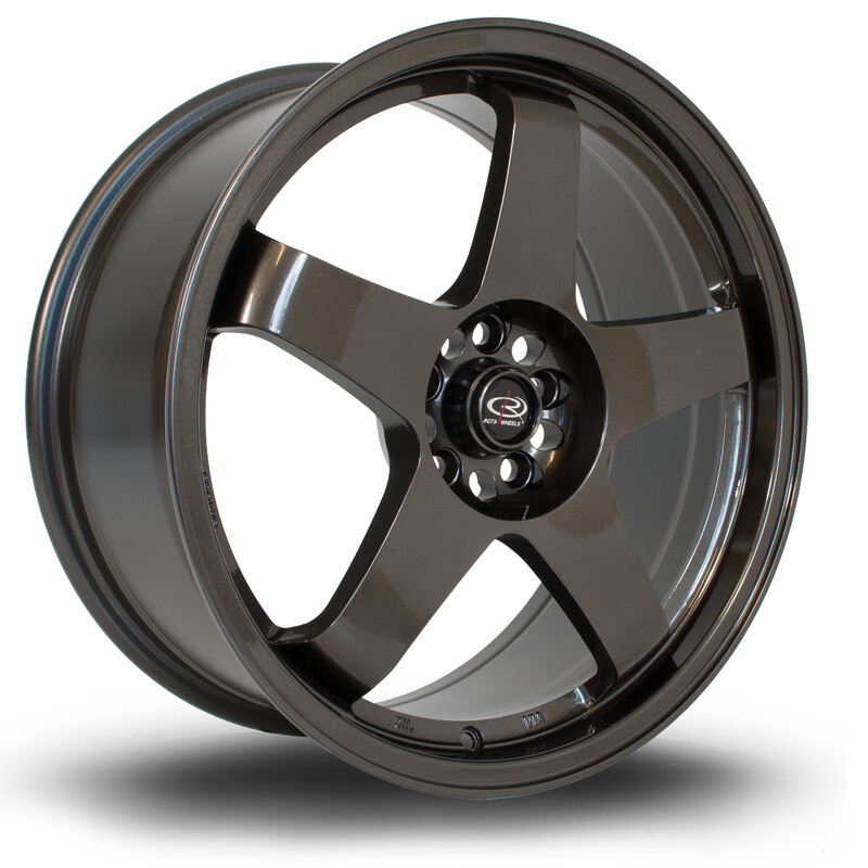 Jante Rota GTR 18x8.5" 5x114.3 ET30, Gunmetal