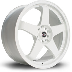 Jante Rota GTR 18x8.5" 5x114.3 ET35, Blanc