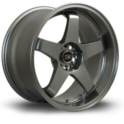 Jante Rota GTR-D 18x10" 5x114.3 ET12, Gris Métal