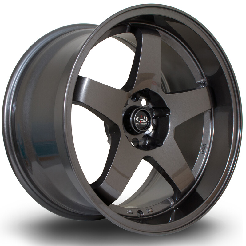 Jante Rota GTR-D 18x9.5" 5x114.3 ET25, Gunmetal