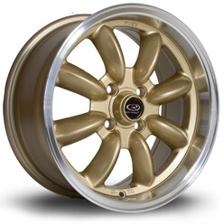 Jante Rota RB 15x7" 4x100 ET30, Or / Doré