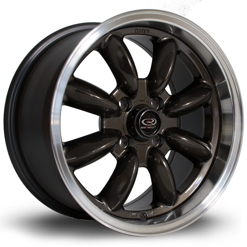 Jante Rota RB 15x8" 4x100 ET30, Gunmetal