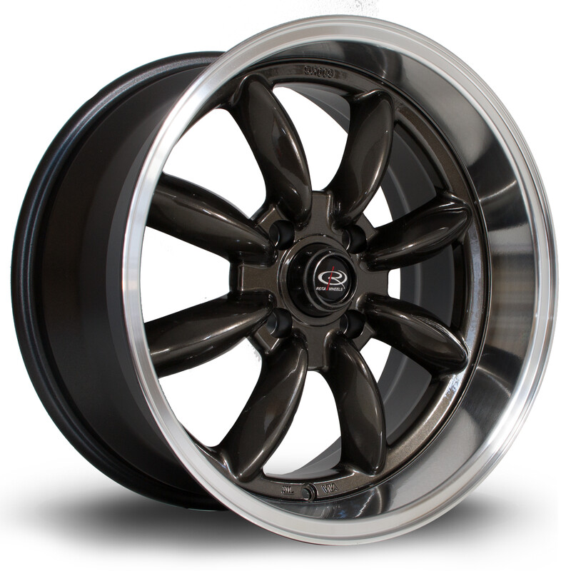 Jante Rota RB-R 17x8.5" 4x114.3 ET4, Gunmetal