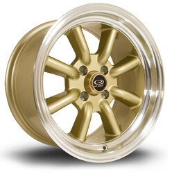 Jante Rota RKR 15x8" 4x100 ET0, Or / Doré