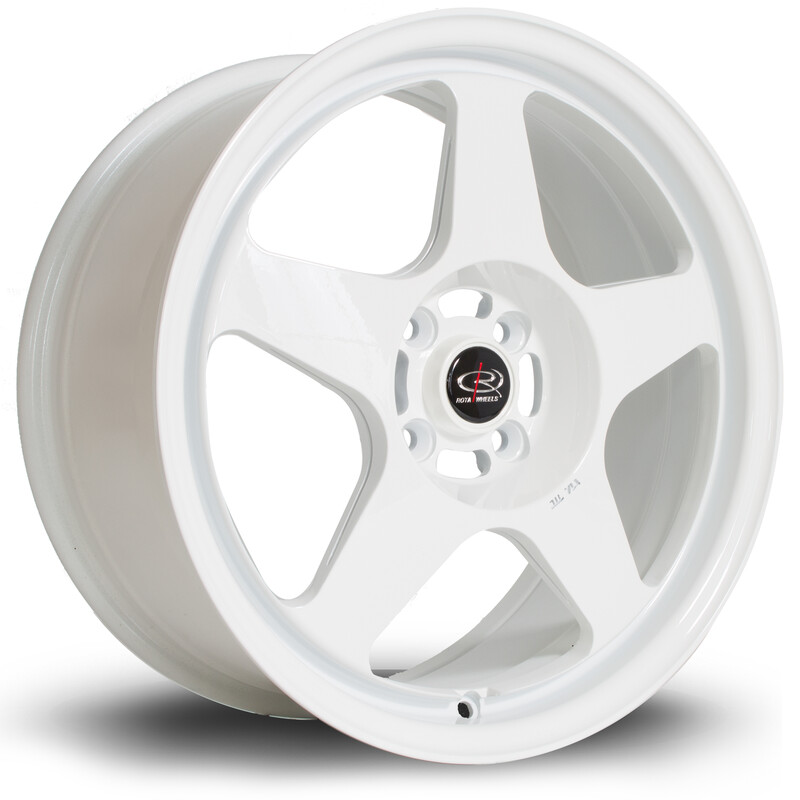 Jante Rota Slipstream 17x7.5" 4x100 ET45, Blanc