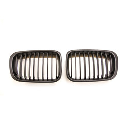 Grilles de Calandre Noires pour BMW E46 Phase 1 (Haricots)