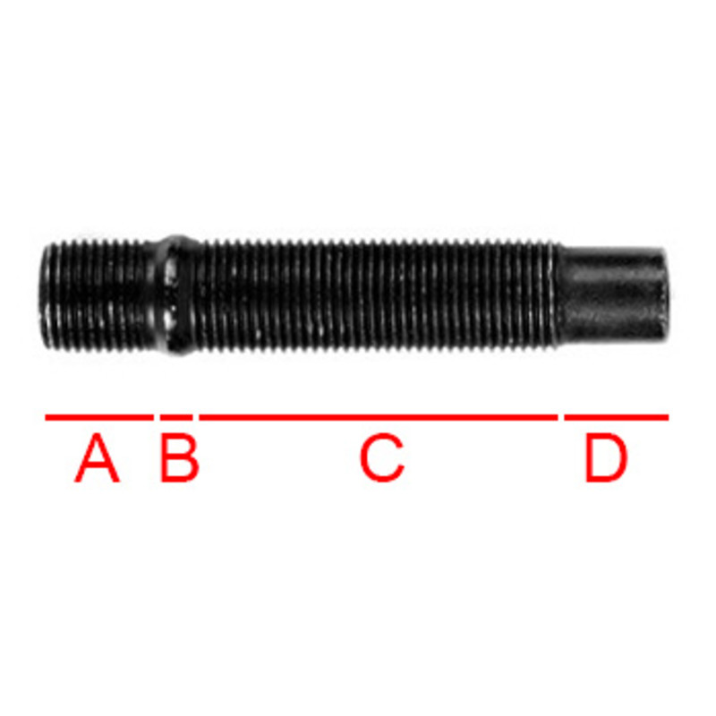 Goujon Compétition à Visser M14x1.5 (long. 82mm)