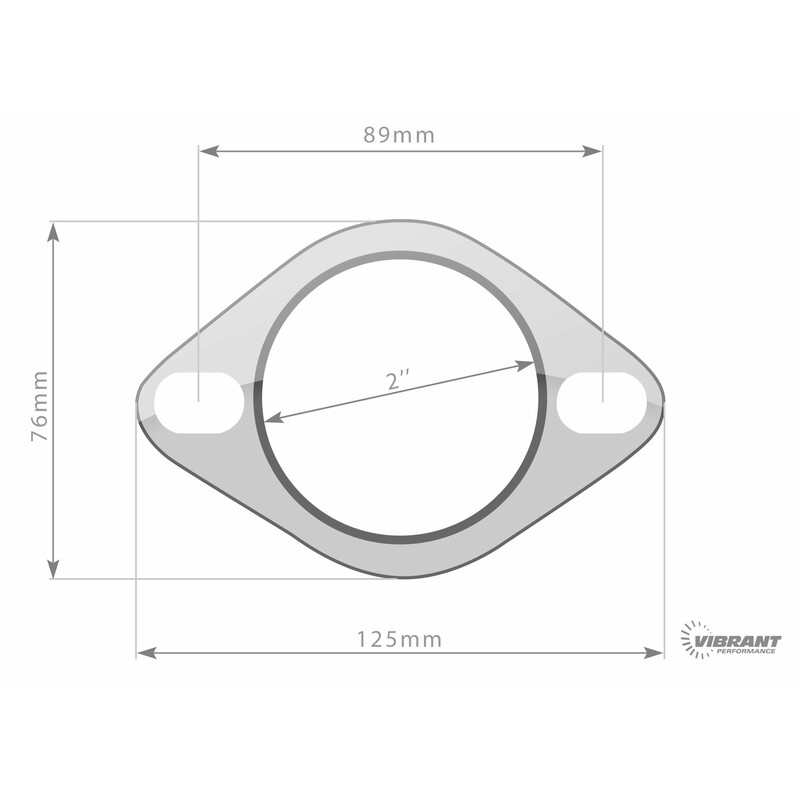 Joint d'Echappement Vibrant Performance 51 mm - 2" (2 Trous)