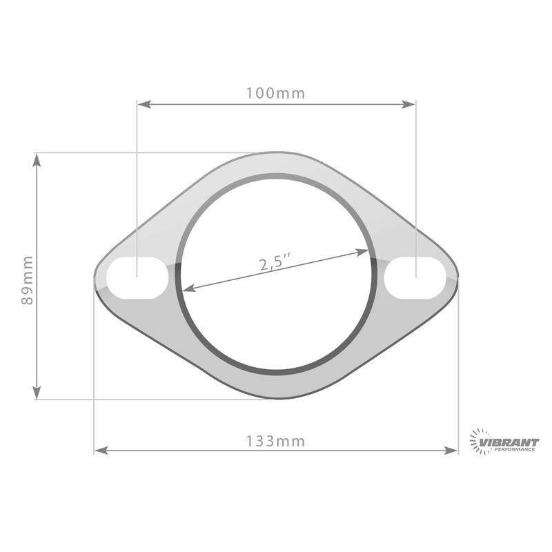 Joint d'Echappement Vibrant Performance 64 mm - 2.5" (2 Trous)