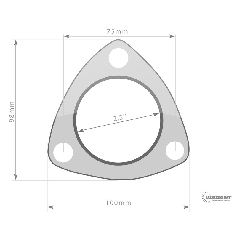 Joint d'Echappement Vibrant Performance 64 mm - 2.5" (3 Trous)
