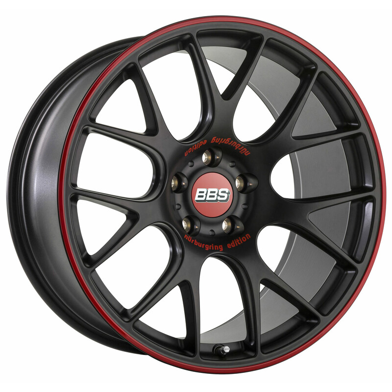 Jante BBS CH-R 18x8.5" 5x112 ET38, Noir Mat "Nürburgring Edition" (CH146)