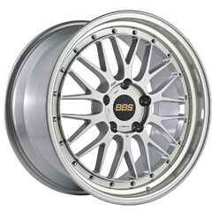 Jante BBS LM 17x7.5" 4x100 ET40, Gris Argenté Brillant (LM198)